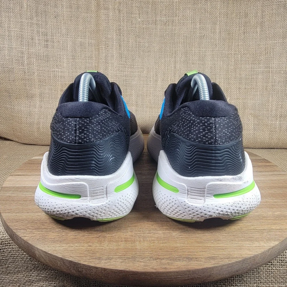 Brooks Ghost Max Running Shoes Black Blue Green Cushion Sneakers Men's Size 9 D